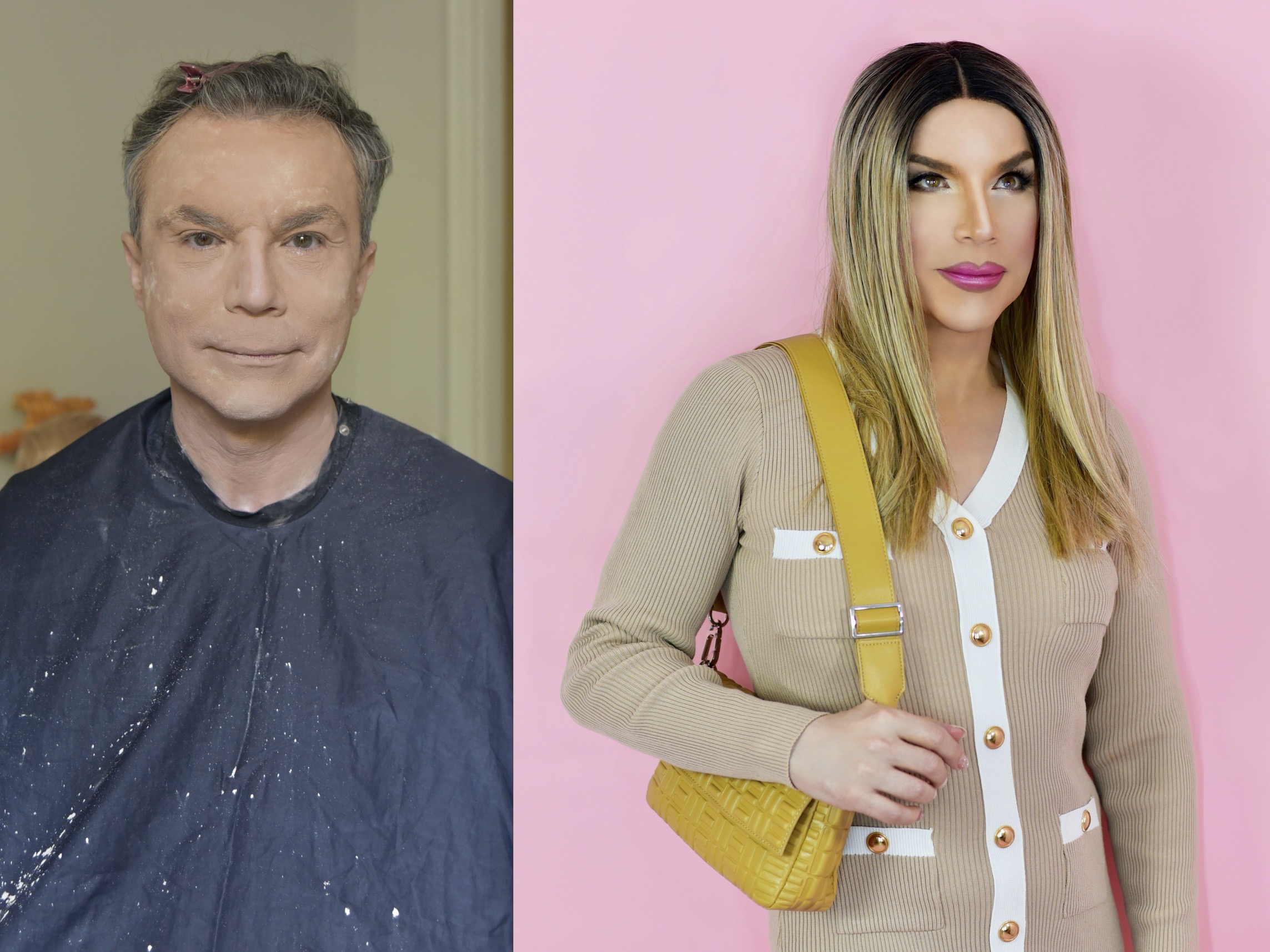 Male to female makeup London man to woman makeup